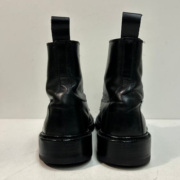 NEW HEELS Tricker\'s Men\'s Burford Country Boot Triple Black Calf EUC UK 6 US 7.5 main image 12